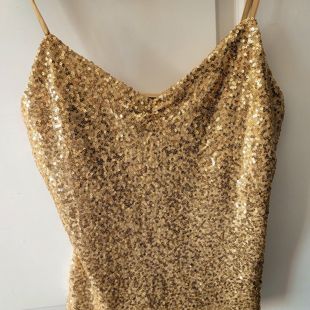 Womens Gold Top